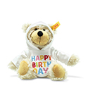 Steiff Charly Happy Birthday dangling Teddy bear with hoody